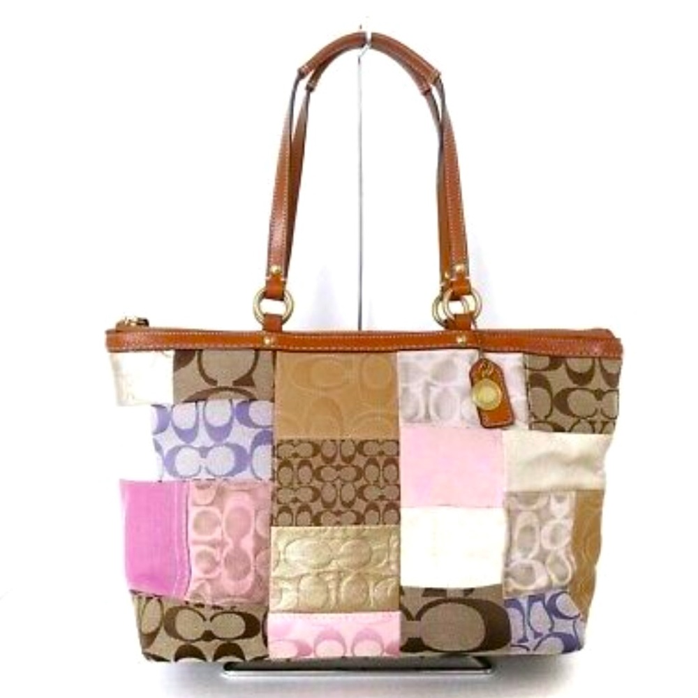 Patchwork coach purse
